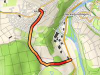 Altenriet über Neckartenzlinger Strasse