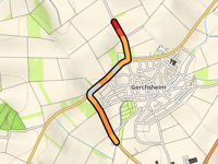 Altertheimer Weg von Gerchsheim