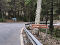 Alto de Hazallanas depuis Pinos Genil