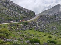 Alto de l'Angliru depuis La Foz de Morcín par Alto de Covarriella