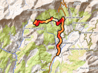 Alto de la Centenera via Cuevas del Valle