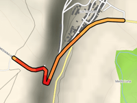 Alto de Los Tomares vanuit Murillo de Río Leza
