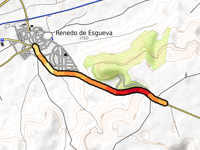 Alto de Renedo vanuit Renedo de Esgueva