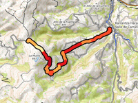 Alto de Ubal von Concha über San Esteban