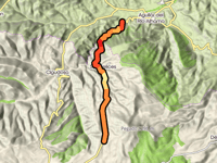 Alto del Coro vanuit Aguilar del Río Alhama