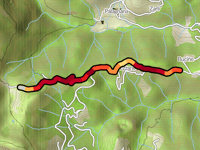 Callare di Matanna from Foce di Bucine