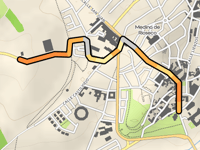 Alto de Medina de Rioseco über Calle Lázaro Alonso