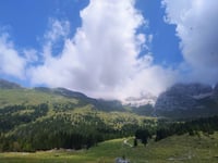 Altopiano del Montasio from Chiusaforte