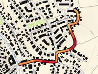 An den Breiten przez Lengfelder Strasse