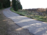 Ancien Chemin de Malmedy à Eupen from Pont de Baileu