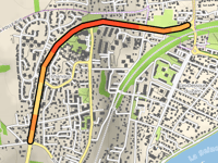 Andresy les Charvaux via Avenue Jean Moulin