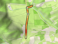 Anstieg von Medelon desde Gelängebachtal