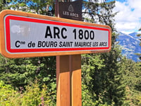 Arc 1800 von Bourg Saint Maurice