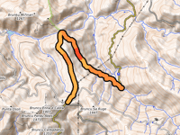 Arcu de Tascusì / Passo di Tascusì vanuit Fontana di Aratu