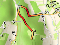 Argetzleitenweg von Kronnersdorf