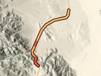 Argus Range Summit von Panamint Springs