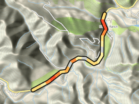 Arroyo Seco Road von Greenfield