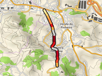 Alto da Asseiceira Pequena from Venda do Valador via Rua da Bela Vista