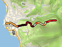 Auerweg da Tegernsee via Kleinbergstrasse
