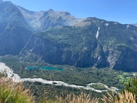 Auris-en-Oisans from Le Bourg d'Oisans
