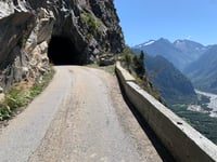 Auris-en-Oisans from Le Bourg d'Oisans