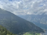 Aurlandsfjellet vanuit Aurlandsvangen