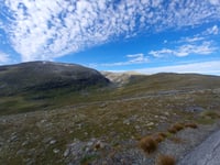 Aurlandsfjellet vanuit Aurlandsvangen