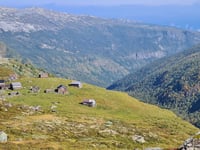Aurlandsfjellet vanuit Aurlandsvangen