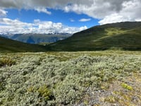 Aurlandsfjellet vanuit Aurlandsvangen