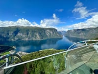Aurlandsfjellet vanuit Aurlandsvangen