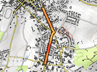 Rue des Déportés via Avenue de la Gare