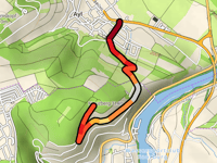 Kreuzberg da Ayl via Leuker Kreuz