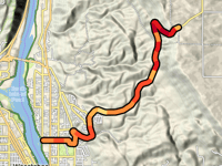 Badger Mountain Road von Wenatchee