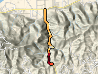 Balcom Canyon Road von South Mountain Road
