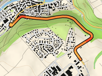 Balinger Strasse von Sulz am Neckar