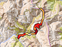 Baros Pass von Christi über Matsouki