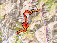 Baros Pass von Mistras über Kalarites