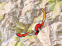 Baros Pass von Mistras über Matsouki