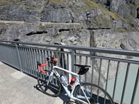 Barrage de Mauvoisin from Sembrancher