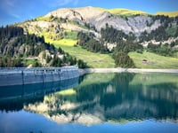 Barrage de Saint-Guerin depuis Areches Beaufort