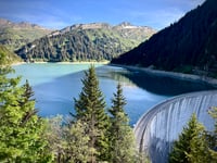 Barrage de Saint-Guerin depuis Areches Beaufort