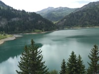 Barrage de Saint-Guerin from Areches Beaufort
