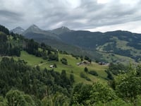 Barrage de Saint-Guerin from Areches Beaufort
