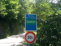 Barrage de Saint-Guerin from Areches Beaufort