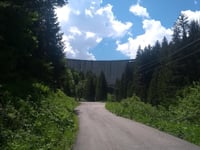 Barrage de Saint-Guerin from Areches Beaufort