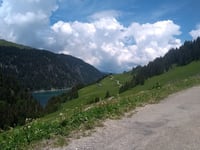Barrage de Saint-Guerin from Areches Beaufort