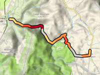 Mount Washington / Bash Bish Falls from Copake Falls