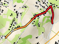 Baumbuchweg über Rotkreuzweg