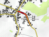 Rue de l'Égalité z Barly