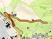 Bayerleitenweg przez Latain